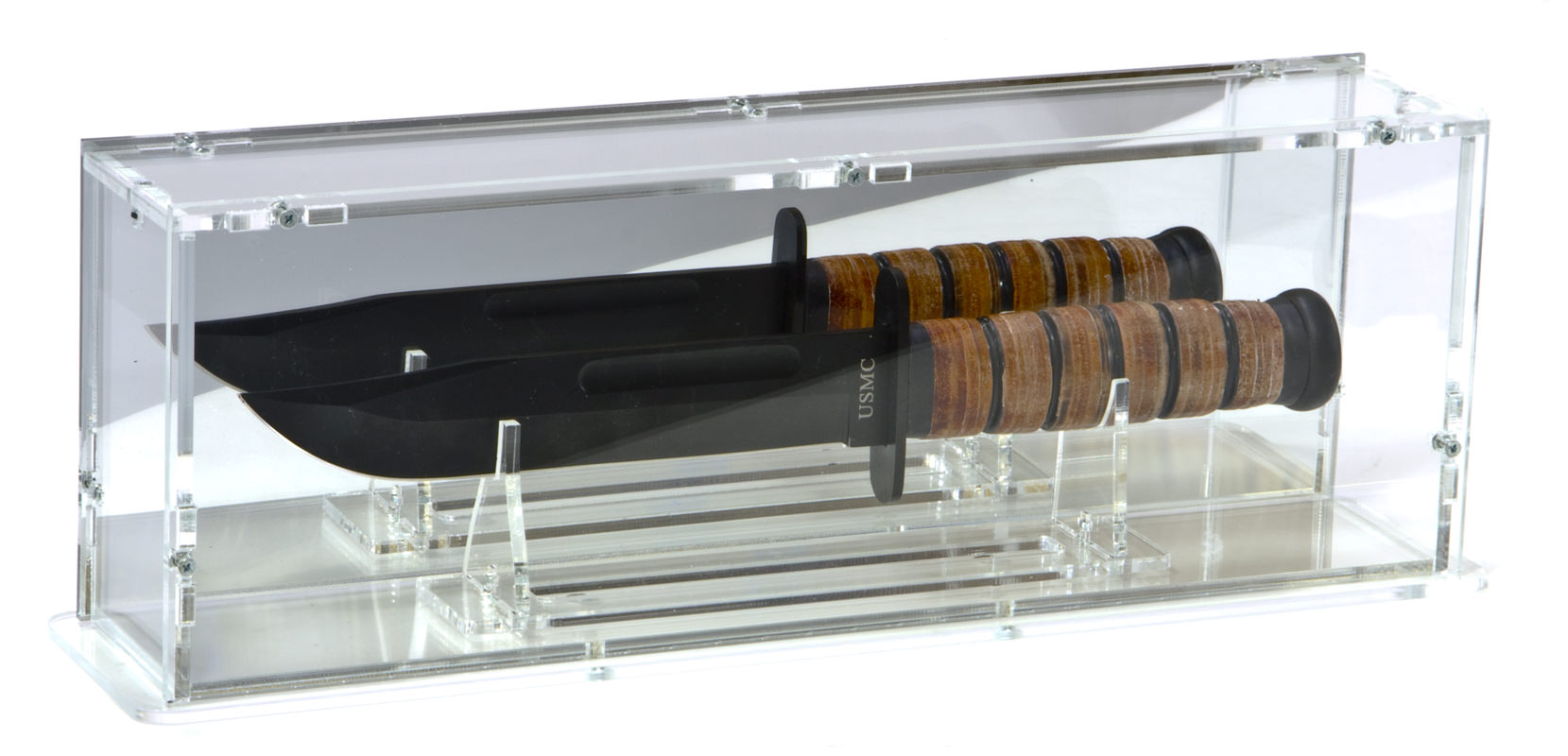 Front Perspective of the Knife Display Case