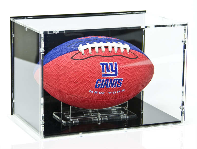 The American Football Display Case with Football Stand
