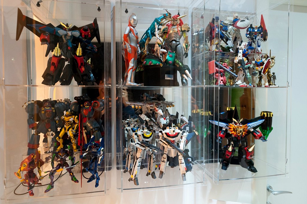 Custom Display Cabinet with Fantasy Models